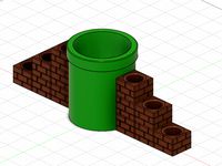 Mario Warp Pipe Pen Holder Large