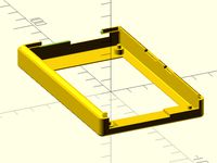 Remix for GPIO ribbon cable opening - Raspberry Pi OctoPi Rig with 3.5" Adafruit Display
