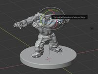 Goblin Monk + Rigged Version for Blender