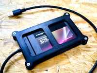 SSD + USB Adapter Protection Case