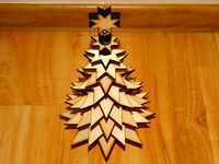 Lasercut Christmas tree