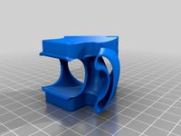 Extruder and filament cooler for Wanhao i3 mini with mount