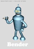 Bender 3D Model
