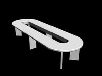 Conference table 3D Model