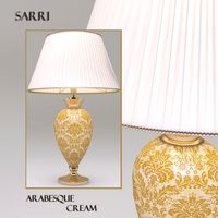 Table lamp Sarri Arabesque cream 3D Model