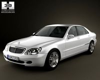 MercedesBenz Sclass 2003 3D Model
