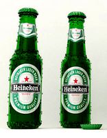 Realistic Heineken Beer Bottle 3D model for FREE