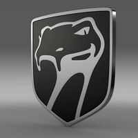 Dodge viper sneaky pete 1992 logo 3D Model