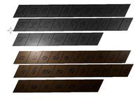 cnc engraving letters mold