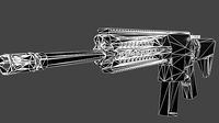 Milli Piyade Tufegi MPT76 Low Poly - Free Model