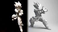 Goku Kamehameha 3D Printed Model | 3D