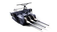 Gun for yamato and musashi NENDO SHIKI rear scale 1-200 | 3D