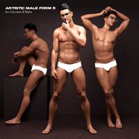 Artistic Male Form 5 for Genesis 8 Male