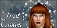 Frost Crown for V4 Poser Daz