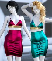 SATIN DRESS G8F
