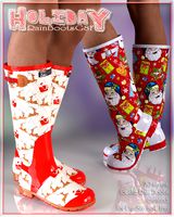 Holiday Rain Boots G8F
