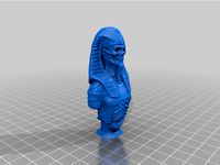 Egyptian Chess Set on Column Pedestals (with Undead Versions)