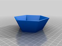 Hexagon plant pot