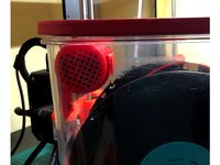 Silica Gel Container Clip for Rubbermaid 21 Cup Dry Box.