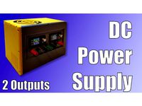 Benchtop DC Power Supply with 2 adjustable outputs