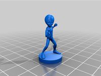 Grey Alien with Blaster