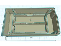 Battery compartment for the Arduino Mega2560 / DUE board