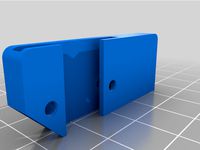 BLTouch Front Mount for Modified Fan on  Wanhao i3