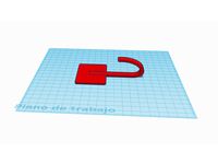 note hook for flowerpot etc. (etiqueta con gancho para macetas etc.)