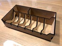 Villainous Custom Tray for sleeved cards core box + expansion box lasercut