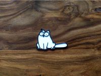 Simon's Cat (sitting) Keychain