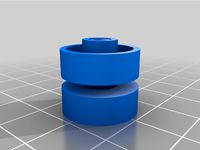 LEGO Technic Compatible 18mm D. x 14mm w/ 3mm D-Axle Driveshaft for Mini Track