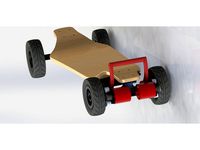 E-Longboard handle for torque boards 218mm trucks