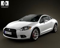 Mitsubishi Eclipse 2012 3D Model