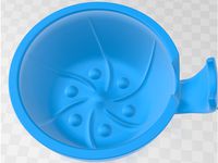 Shaving Lather Bowl with Brush Rest