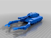 Orc / Ork/ Orx Narrow tank body and tracks for 28mm wargaming