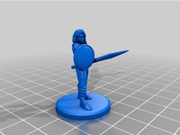 Female human fighter