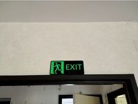 Emergency exit sign