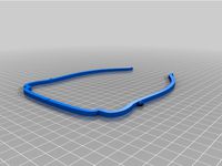 Eye / Face Shield Frame for Glasses Wearer