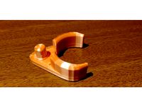 Ender 3 Spool Holder,  Lowered Bearing, clip on mount.