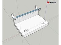 Borescope Holder for Prusa i3 MK3s Left z-axis Motor