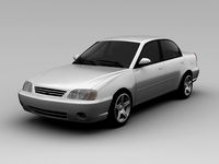 Kia Spectra 2004 3D Model