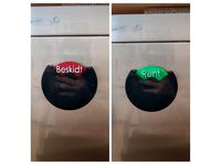 Clean/dirty dishwasher sign