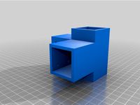 center and end bracket 3x3 profile xyz