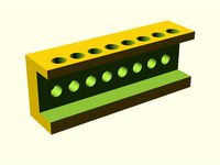Magnetic 8-well PCR strip holder