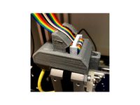 Cetus3D PCB Cover with Ribbon Cable Strain Relief