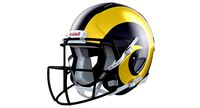 LA Rams Football Player Helmet