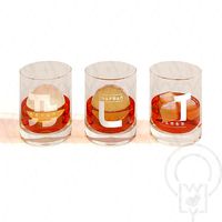 Monogram Whisky tumbler glass V3 japanese