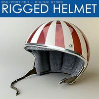 Rigged Moto Helmet 3D Model