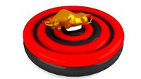 3D model Rodeo inflatable game bull sport