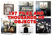 Decor Set MegaPack 3D Model Collection